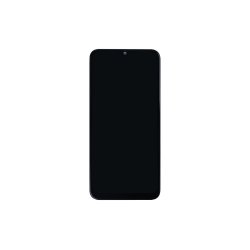 Samsung Galaxy A50 A505F Sk�rm OLED med ramme Sort Display og Digitizer Soft-OLED