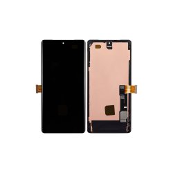 Sk�rm til Google Pixel 7 Pro Soft-OLED med Ramme Sort