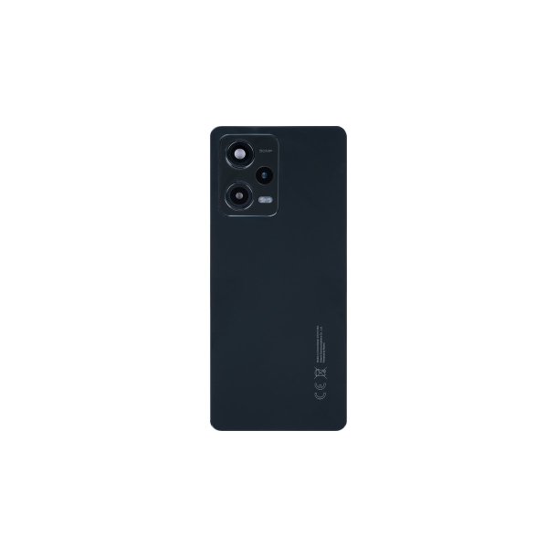 Xiaomi Redmi Note 12 Pro 5G bagcover Black med linse OEM