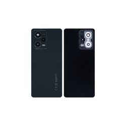 Xiaomi Redmi Note 12 Pro 5G bagcover Black med linse OEM