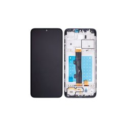 Motorola Moto E7 Sk�rm med ramme Gr� Display og Digitizer
