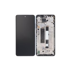 Xiaomi Mi 10T Lite 5G / Xiaomi Redmi Note 9 Pro 5G Sk�rm med ramme Sort 5G Display og Digitizer