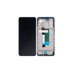 Xiaomi Redmi Note 12T Pro Sk�rm med ramme Sort Display og Digitizer