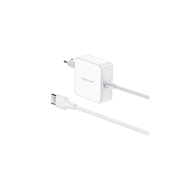 Rixus 87W oplader USB-C Hvid RXMCTC