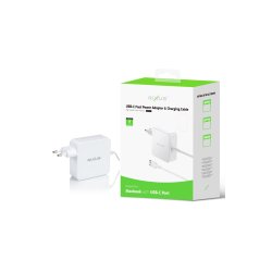 Apple kompatibel 96W oplader USB-C Hvid RXMCTC