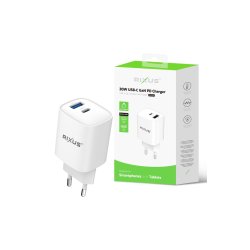 Rixus 30W oplader USB-C Hvid RX95A