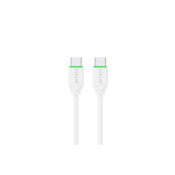 Rixus USB-C til USB-C kabel Hvid RXUC18C