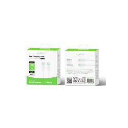 Rixus USB-C til USB-C kabel Hvid RXUC18C