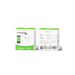 Rixus USB-C til Lightning kabel Hvid RXUC18L