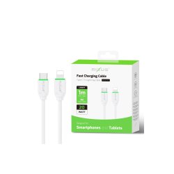 Rixus USB-C til Lightning kabel Hvid RXUC18L