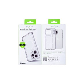 Rixus iPhone 13 MagSafe Cover Armor-X Anti-Shock Transparent