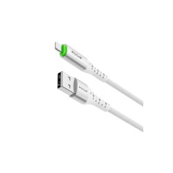 Rixus USB-A til Lightning kabel auto disconnect Hvid RXUC21AL