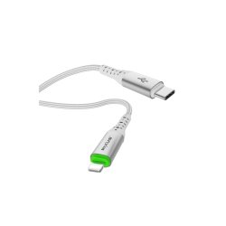 Rixus USB-C til Lightning kabel auto disconnect Hvid RXUC21L