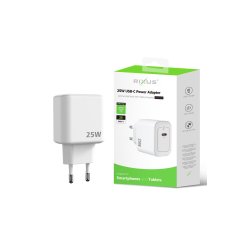 Rixus 25W oplader USB-C Hvid RXHC25