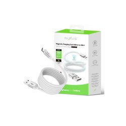 Rixus USB-A til USB-C kabel magnetisk opladning 15W 1m Hvid RXUC59AC