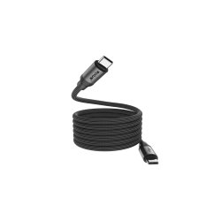 USB-C til USB-C Ladekabel Magnetisk 1m 60W Sort Rixus RXUC61C