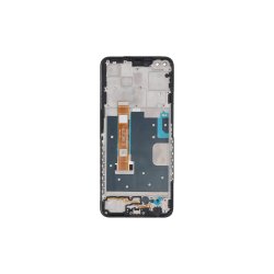 Oppo Reno 4 Z 5G Sk�rm med ramme Sort 5G Display og Digitizer
