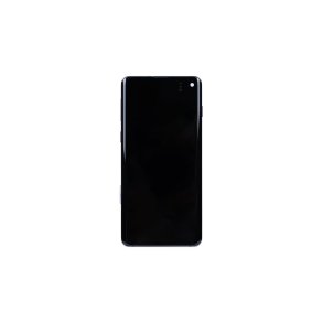 Samsung Galaxy S10 G973F Sk�rm med ramme Sort Display og Digitizer Refurbished