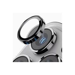 Rixus Kamerabeskyttelse til iPhone 15 / iPhone 15 Plus Glas Metal Shield Gul