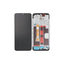 Oppo A9 Sk�rm med ramme Sort Display og Digitizer