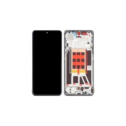 Oppo Reno9 PHM110 / Oppo Reno9 Pro PGX110 Sk�rm med ramme Sort Display og Digitizer