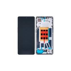 Oppo Reno9 PHM110 / Oppo Reno9 Pro PGX110 Sk�rm med ramme Guld Display og Digitizer