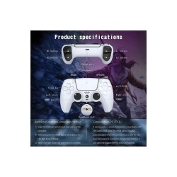 Sony Playstation 4 kompatibel Wireless Bluetooth Game Controller (T28) White OEM
