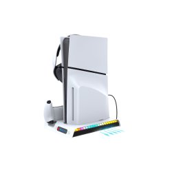 Sony Playstation 5 Slim kompatibel Multifunctional Charging Dock Set (PG-P5S006) Black And White OEM