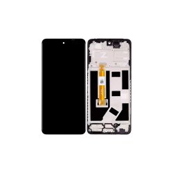 Oppo A79 5G Sk�rm med ramme Sort Display og Digitizer