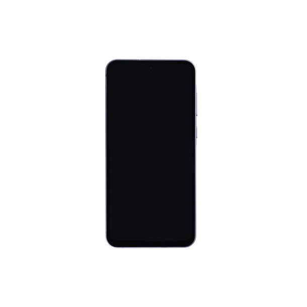 Samsung Galaxy A55 5G A556B Sk�rm OLED med ramme Lilac Display og Digitizer Soft-OLED