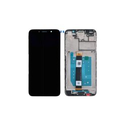 Huawei Y5p Sk�rm med ramme Sort Display og Digitizer