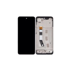 Motorola Moto G54 / Motorola Moto G54 Power Sk�rm med ramme Sort Display og Digitizer