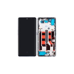 Oppo A1 Pro Sk�rm med ramme Bl� Display og Digitizer