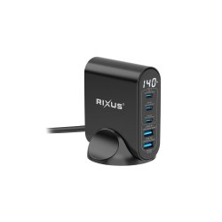 Rixus 140W oplader Sort RX140