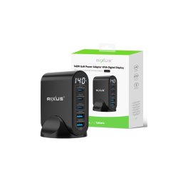 Rixus 140W oplader Sort RX140
