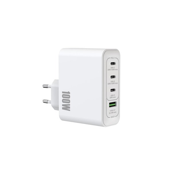 Universal 100W oplader Hvid RXHC100
