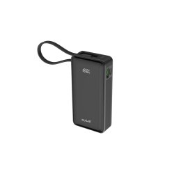 Rixus 10000mAh powerbank Sort