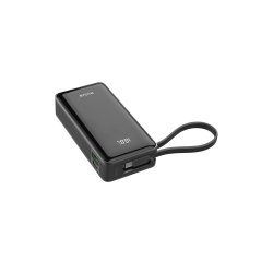 Rixus 10000mAh powerbank Sort