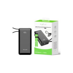Rixus 10000mAh powerbank Sort