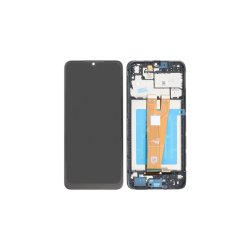 Samsung Galaxy A04 A045F Sk�rm med ramme Sort Display og Digitizer