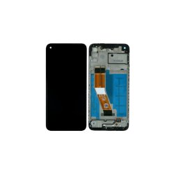 Samsung Galaxy A11 A115F Sk�rm med ramme Sort Display og Digitizer