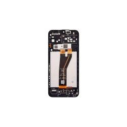Samsung Galaxy A14 A145F Sk�rm med ramme Sort Display og Digitizer