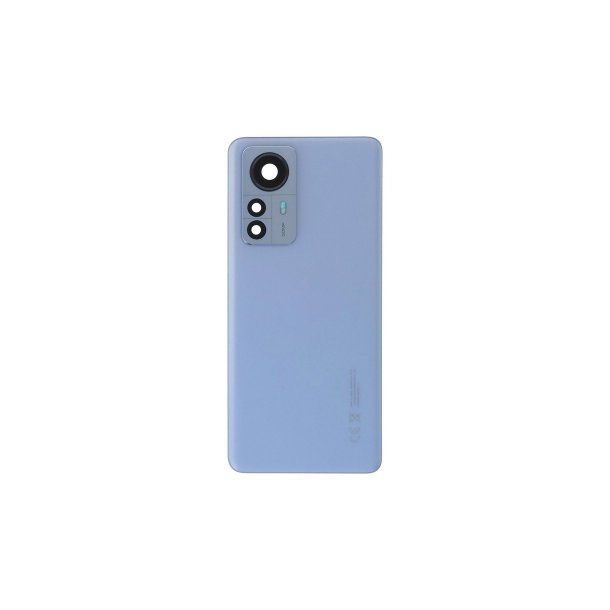 Xiaomi 12 Pro bagcover Blue med linse OEM