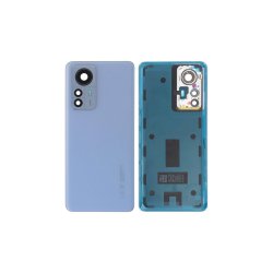 Xiaomi 12 Pro bagcover Blue med linse OEM