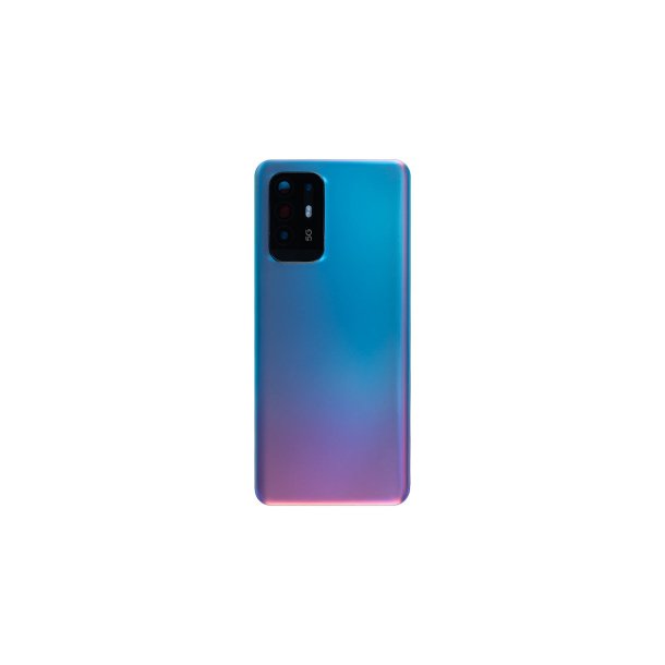 Oppo A94 bagcover Blue med linse OEM