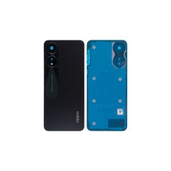 Oppo A78 CPH2483 bagcover Black med linse OEM
