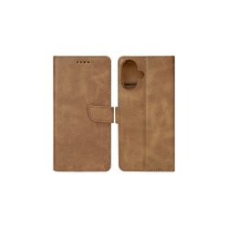 iPhone 16 Plus Bookcase Lys brun