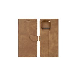iPhone 16 Pro Max Bookcase Lys brun