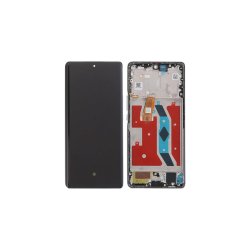 Huawei Honor Magic 5 Lite / Huawei Honor X9a Sk�rm med ramme S�lv Display og Digitizer