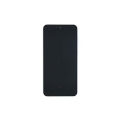 Samsung Galaxy A55 5G A556B Sk�rm med ramme Ice Blue Display og Digitizer Pre-Assembled